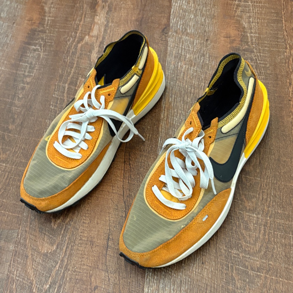 Nike Men's Orange And Black Athletic Shoes